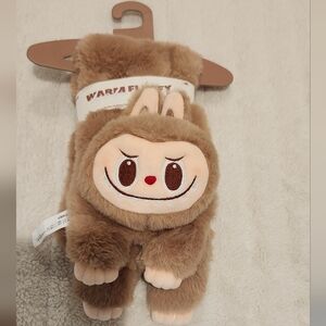 Popmart The Monsters Adorable Brown Plush Scarf